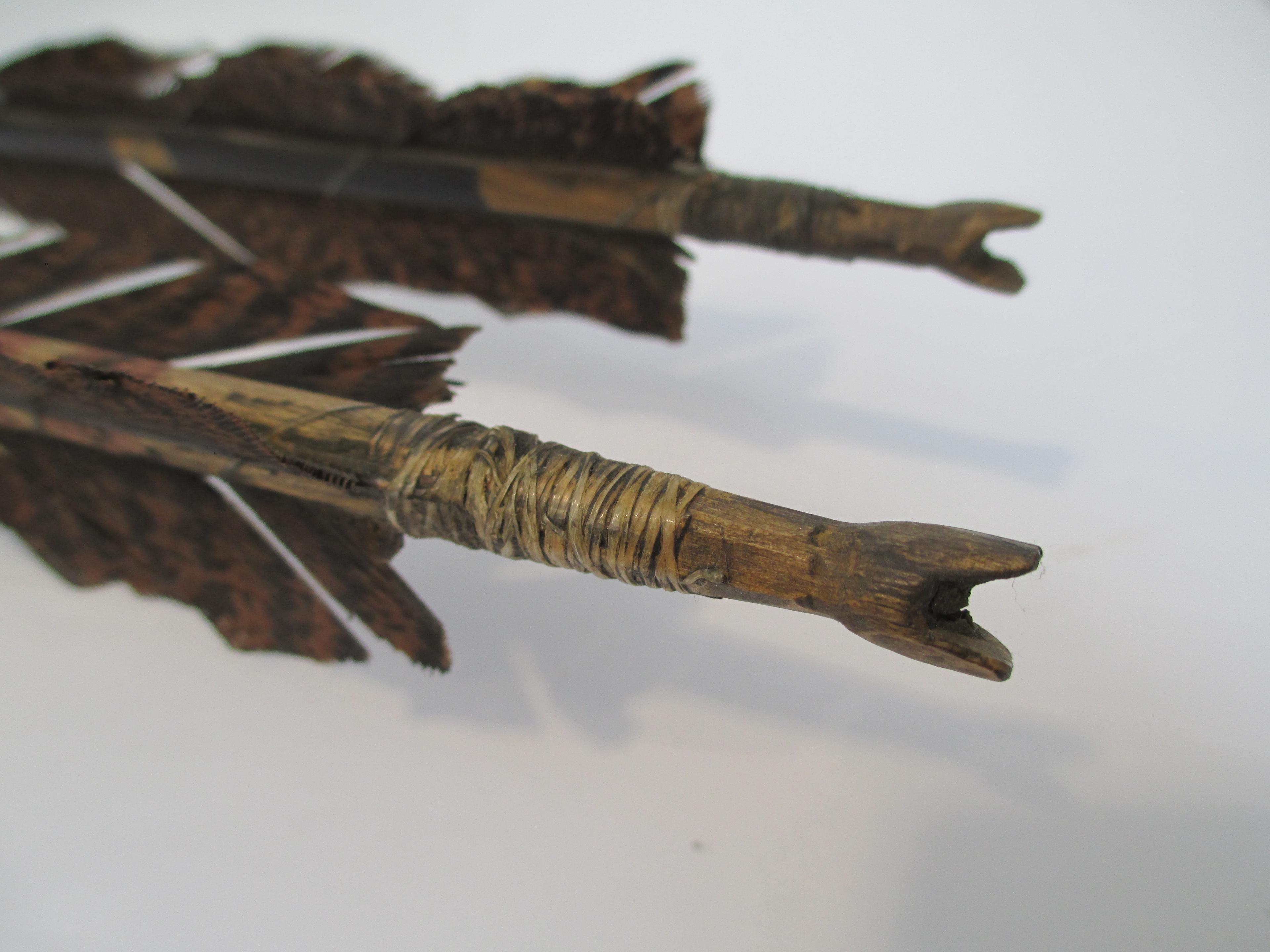 1870 Plains Indian Arrow Quiver Set of Two