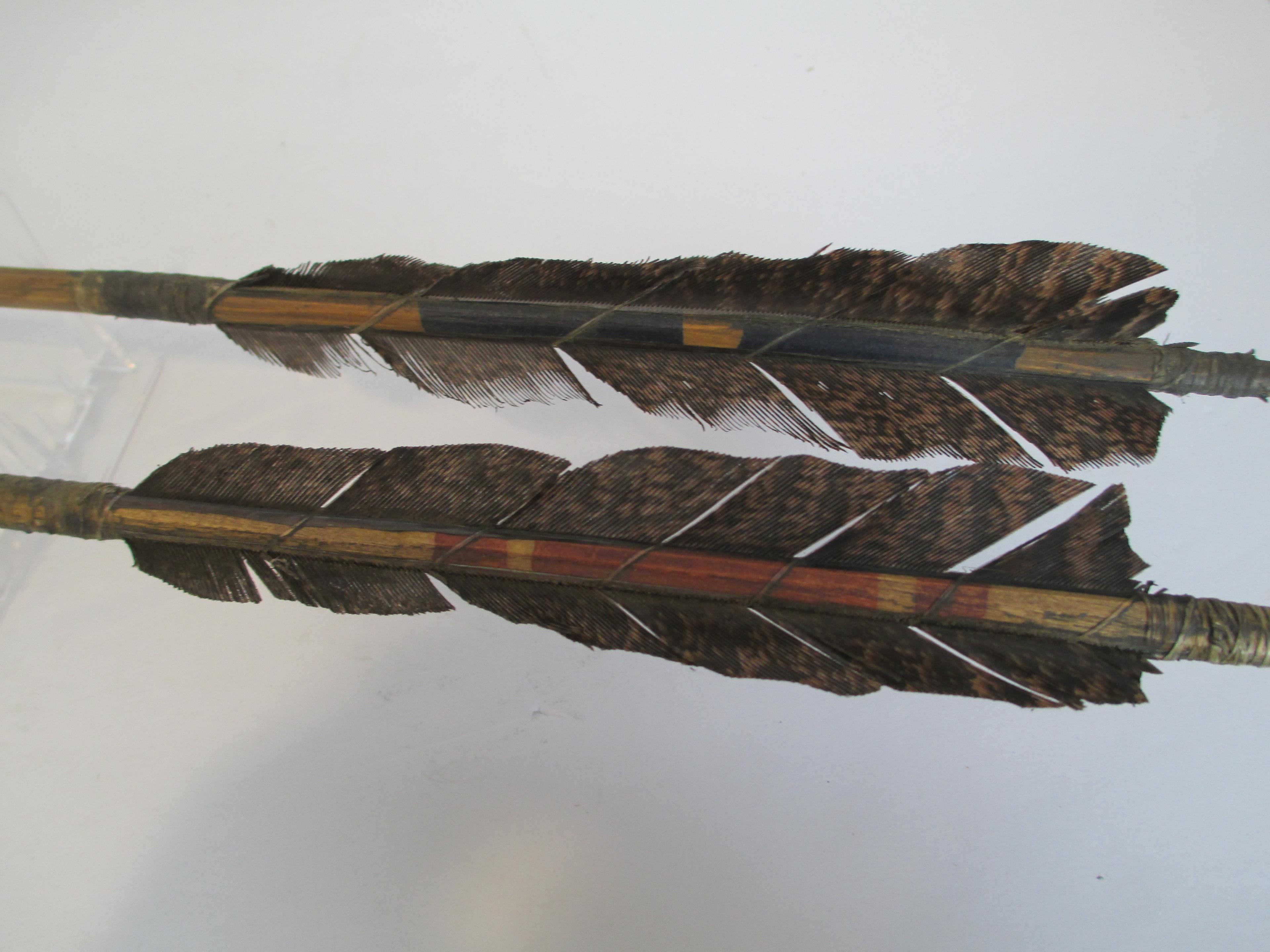 1870 Plains Indian Arrow Quiver Set of Two