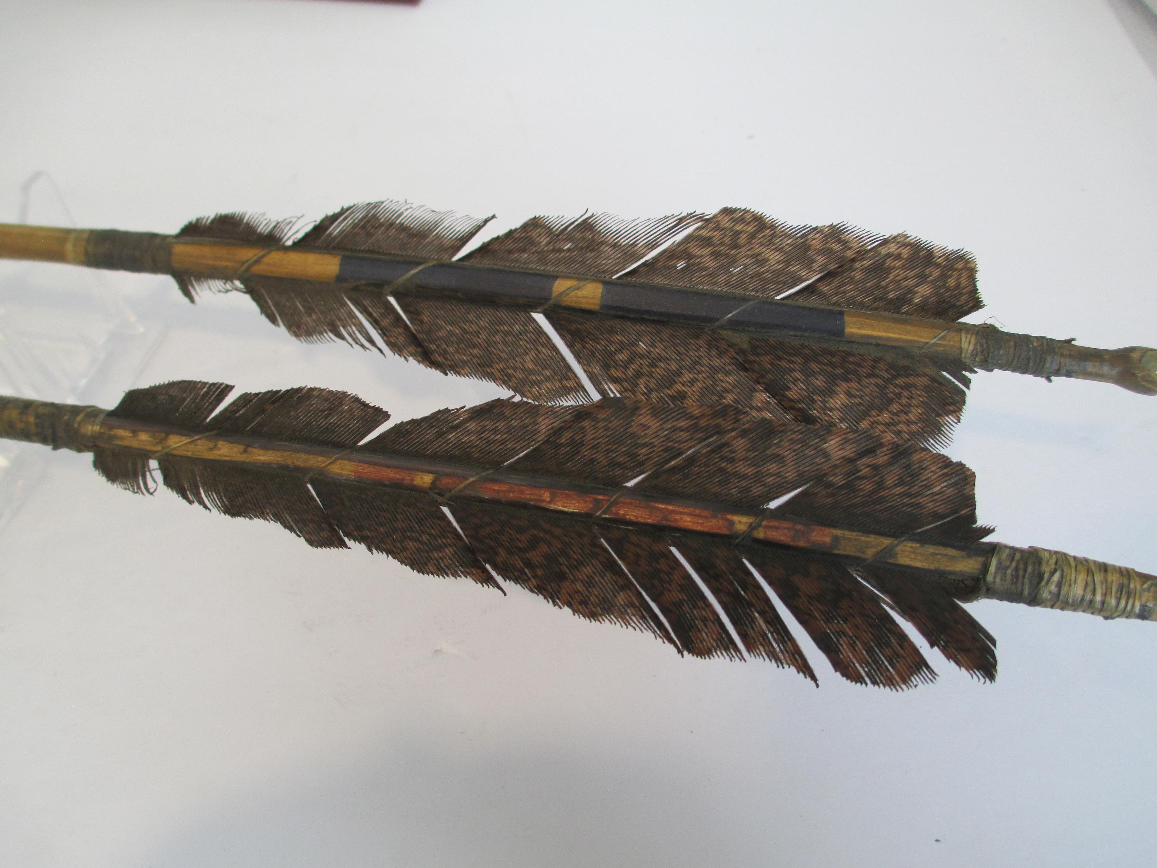 1870 Plains Indian Arrow Quiver Set of Two