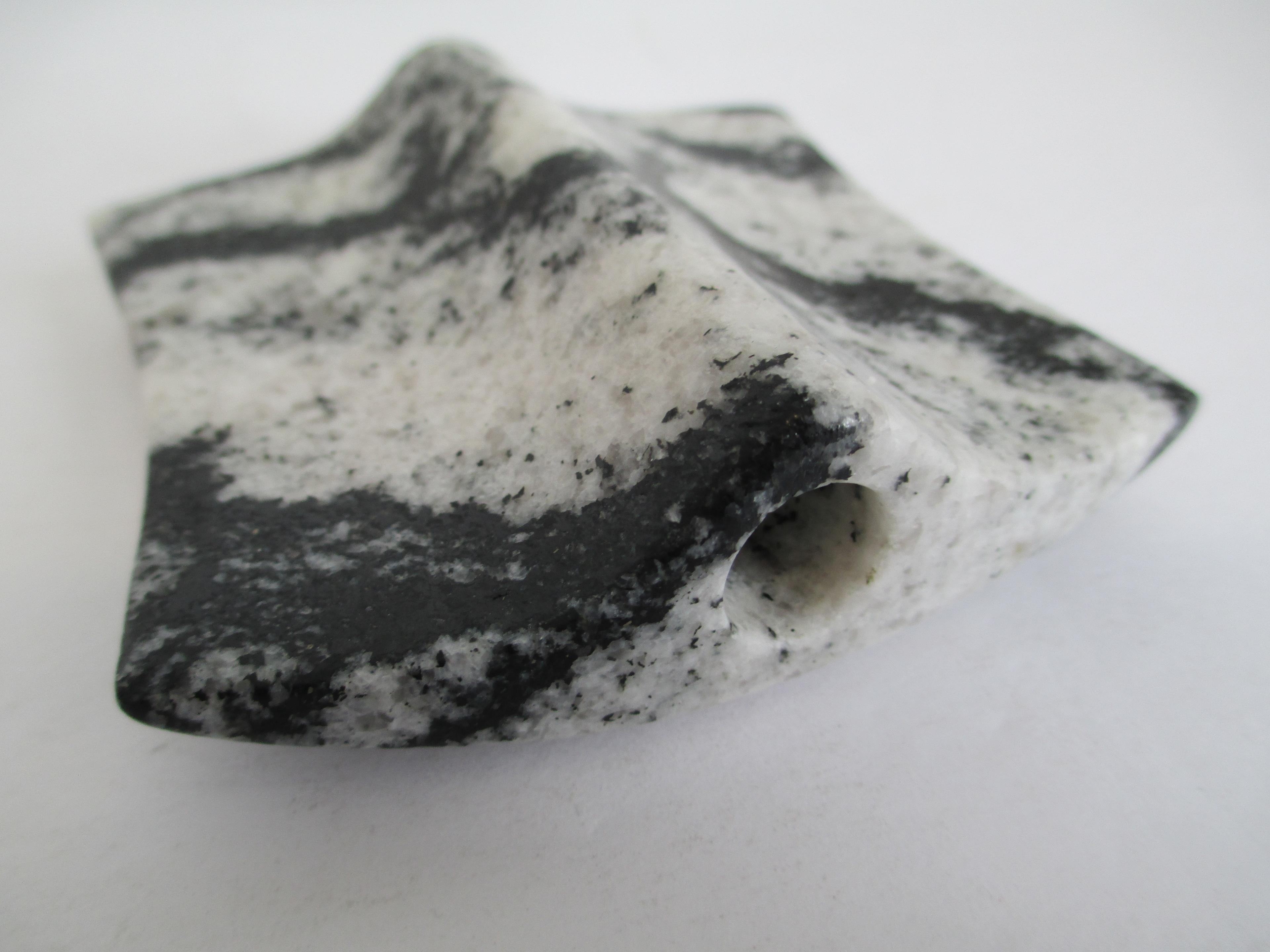 Large Late Archaic Saddle Bannerstone