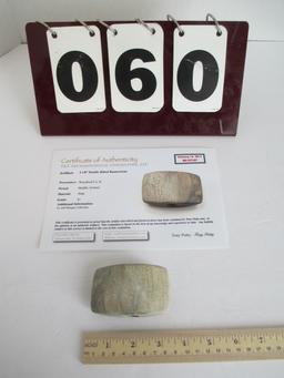 Middle Archaic Double Bitted Bannerstone