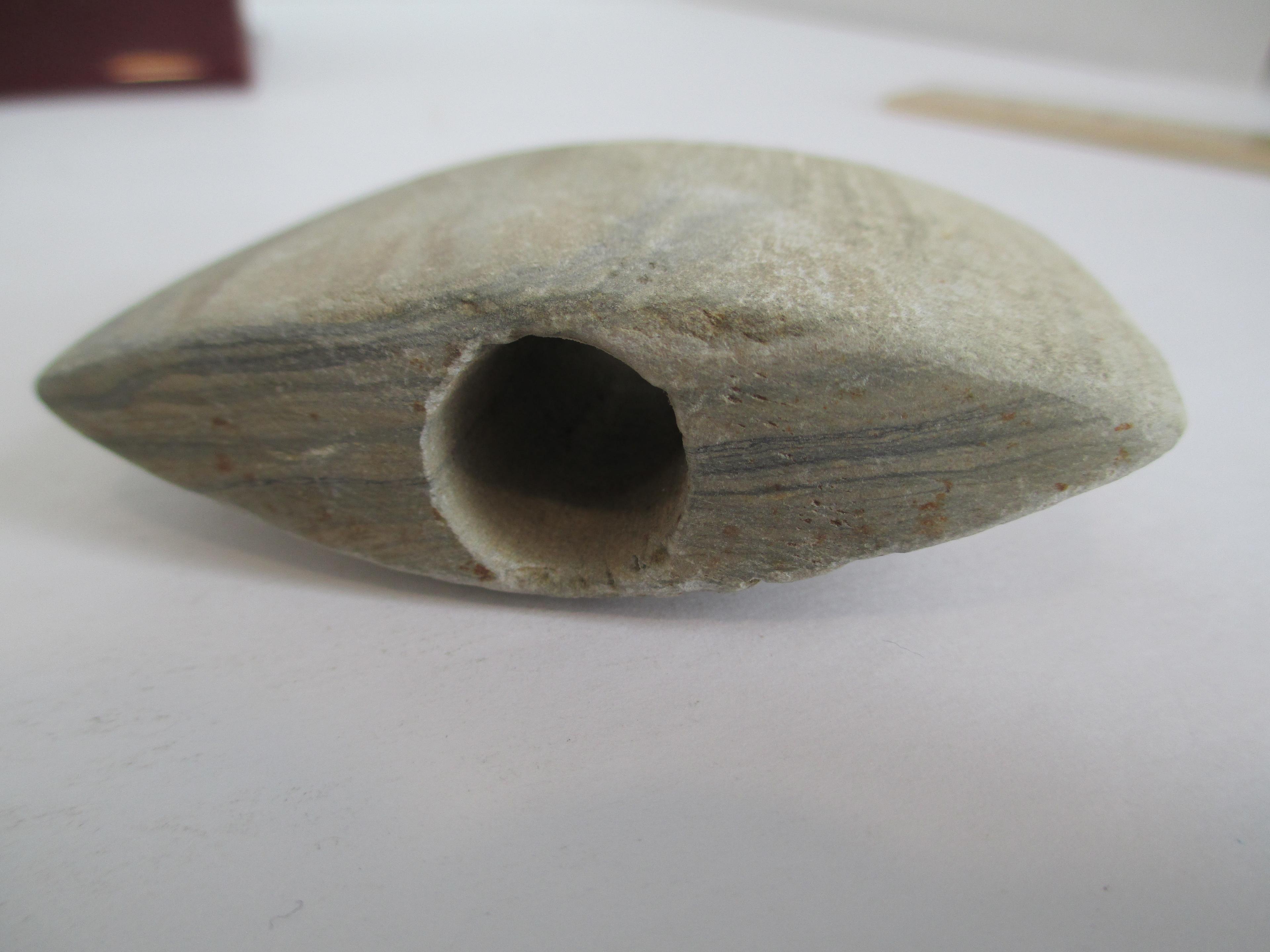 Middle Archaic Double Bitted Bannerstone