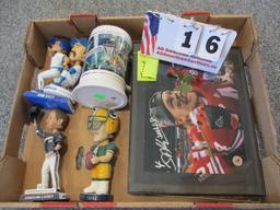 Mixed Lot of Football and Baseball Memorabilia