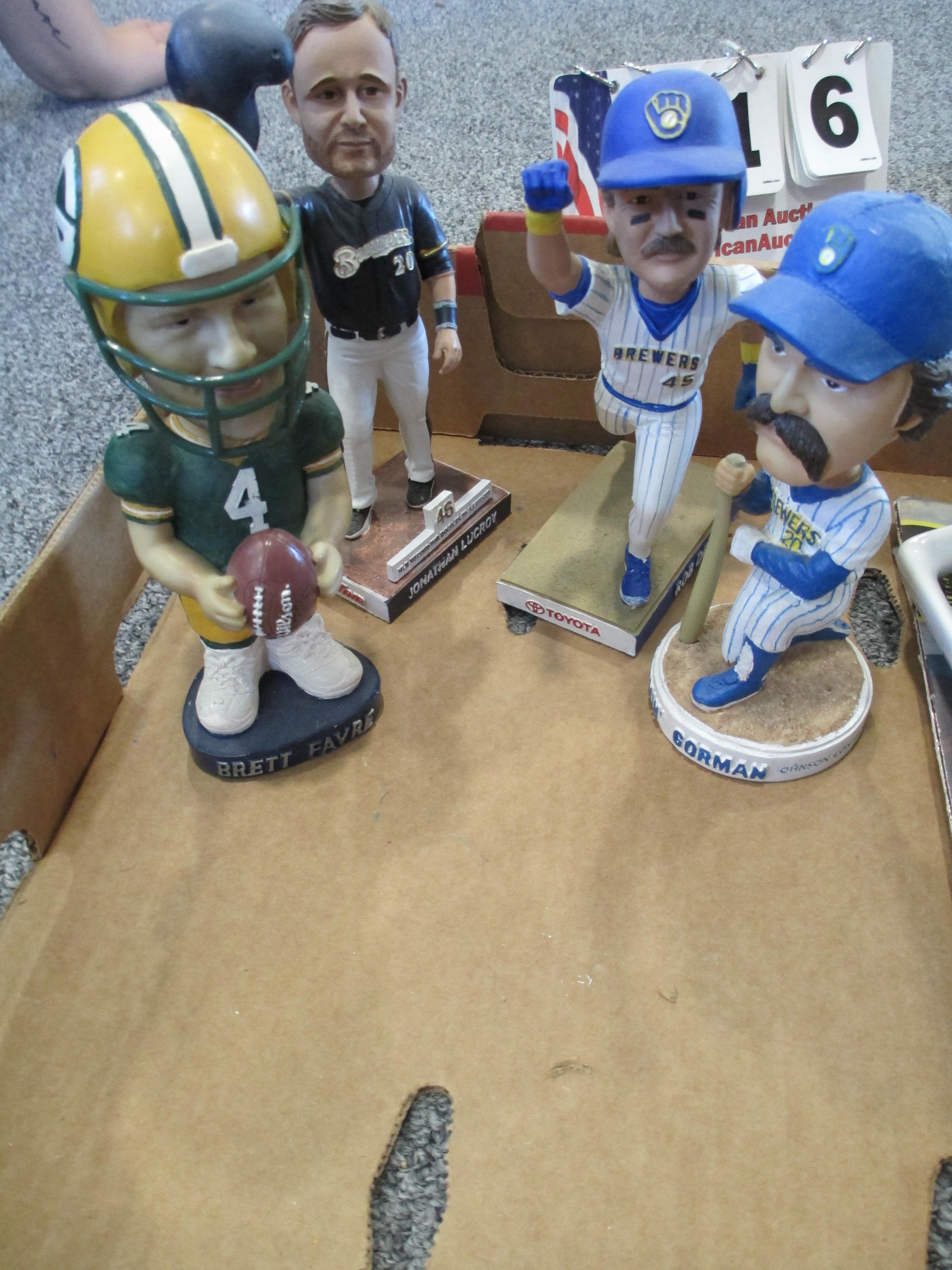 Mixed Lot of Football and Baseball Memorabilia