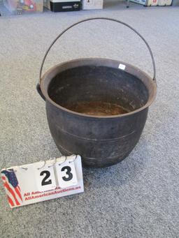 10"x10" Cast Iron Cauldron Pot