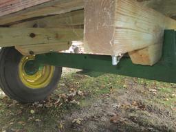 12' Flat Rack/Hay Wagon-John Deere Running Gear
