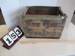 Fox Head Beer Advertising Crate