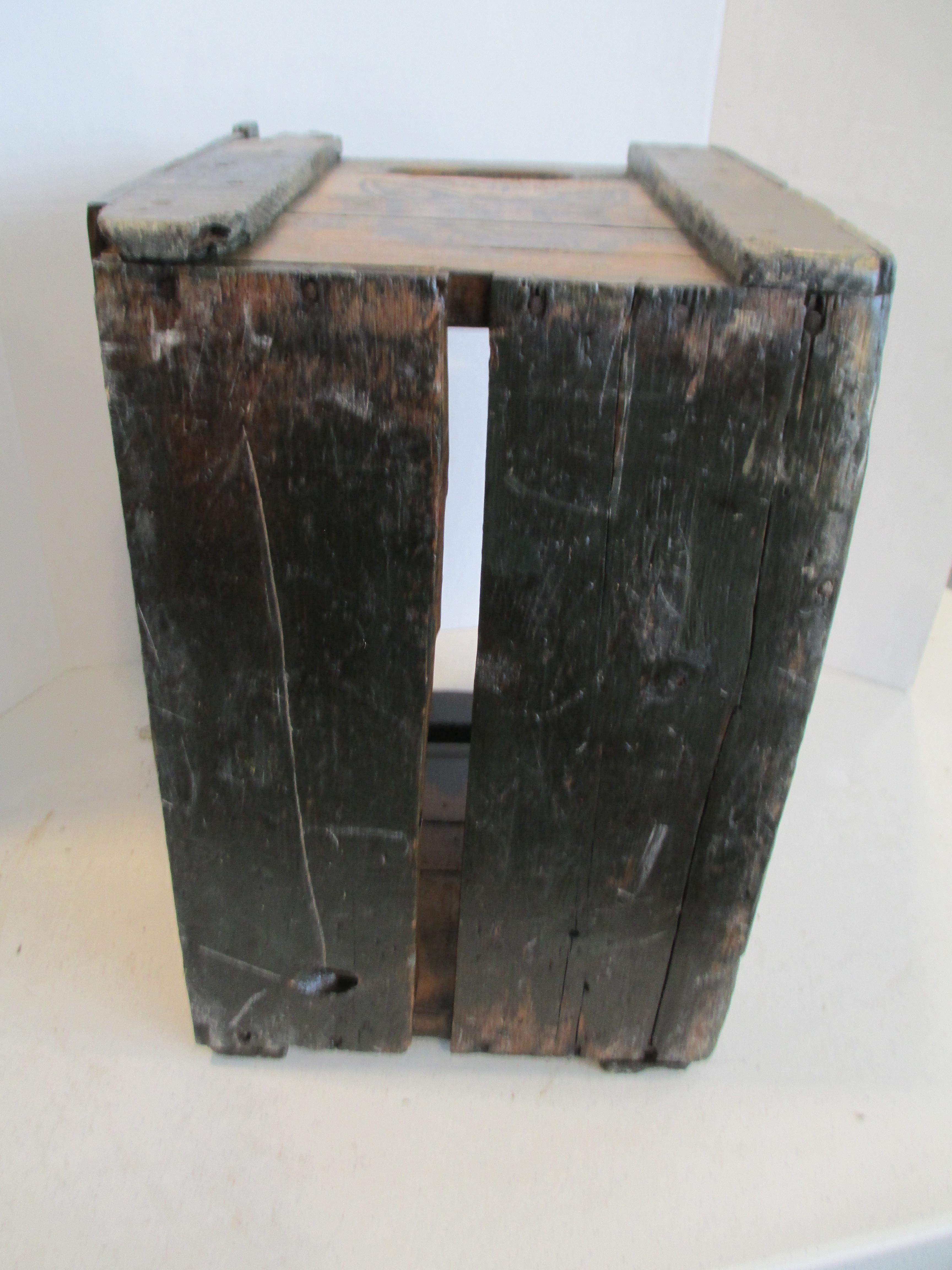Fox Head Beer Advertising Crate