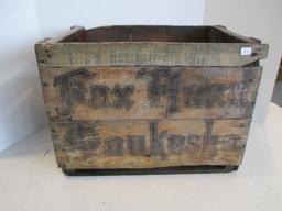 Fox Head Beer Advertising Crate