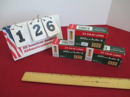 Lellier & Bellot .32 S&W Long 100 Grain Cartridges-Lot 150