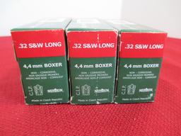 Lellier & Bellot .32 S&W Long 100 Grain Cartridges-Lot 150