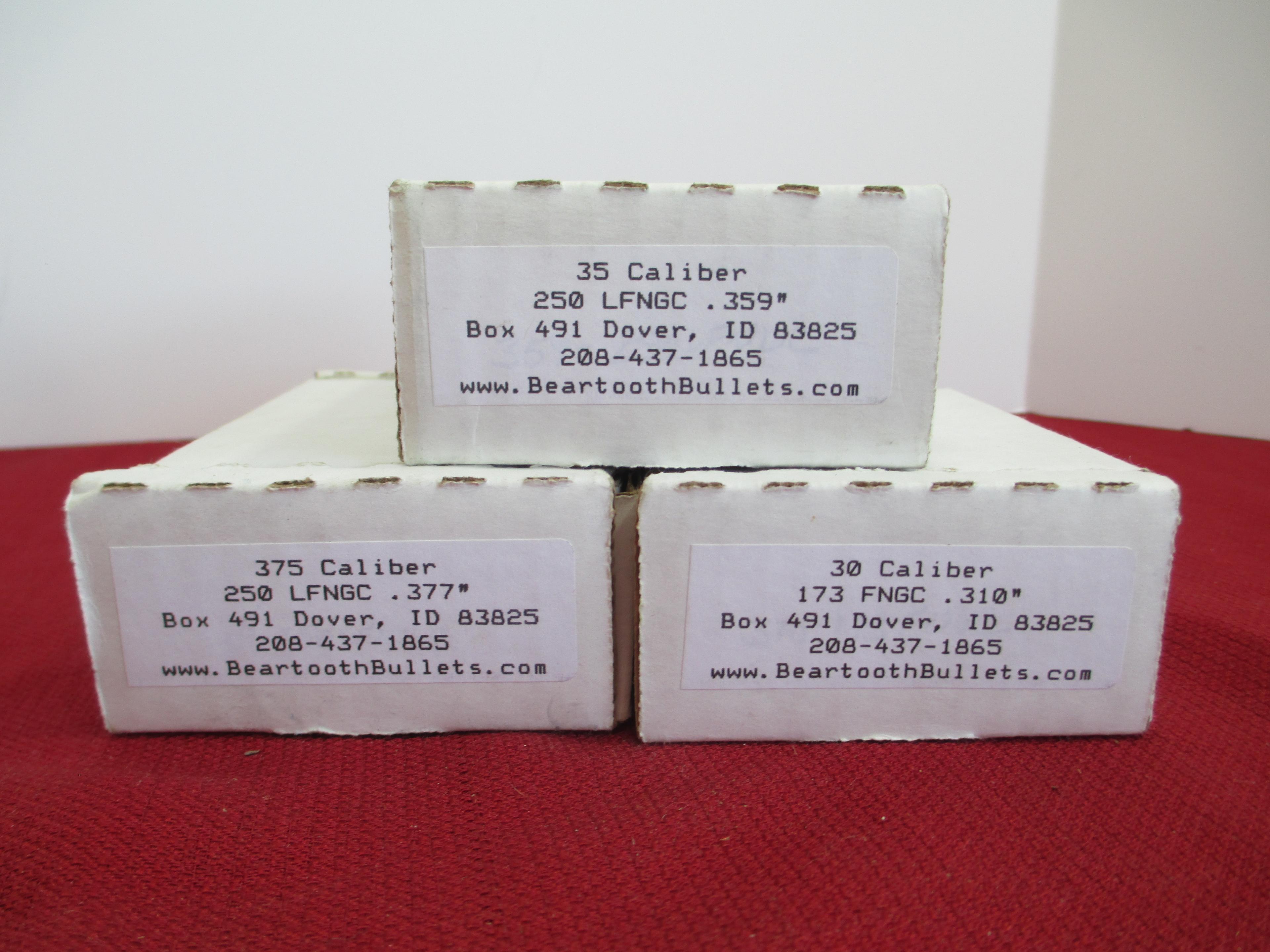 375 Cal. 250 LFNGC .377" Ammunition-3 Boxes Full