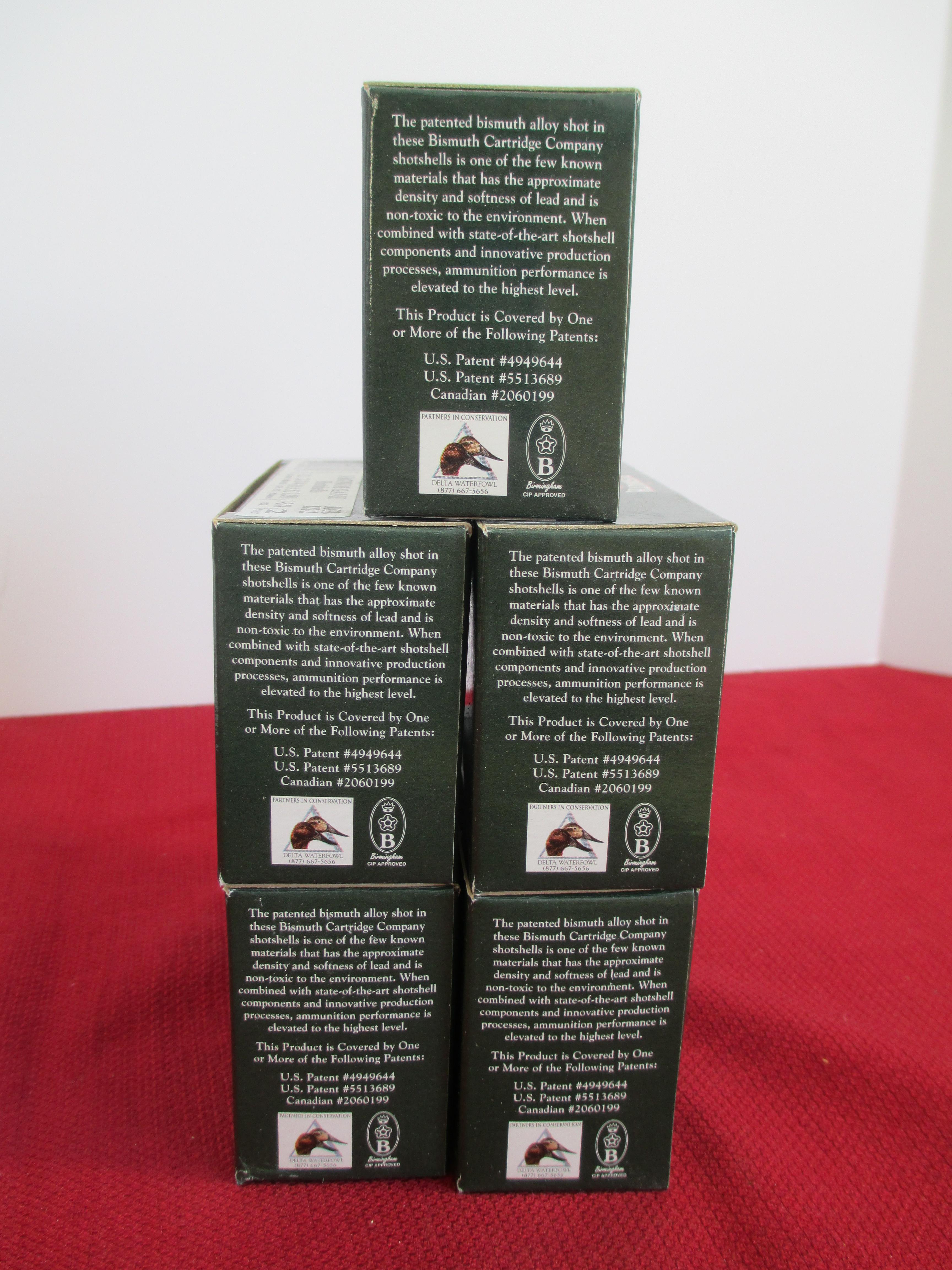 Bismuth 2 3/4" 12 Gauge Shotshells-Lot of 50