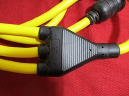 Pair of 3-Way Pigtail Extension Cord Splitters