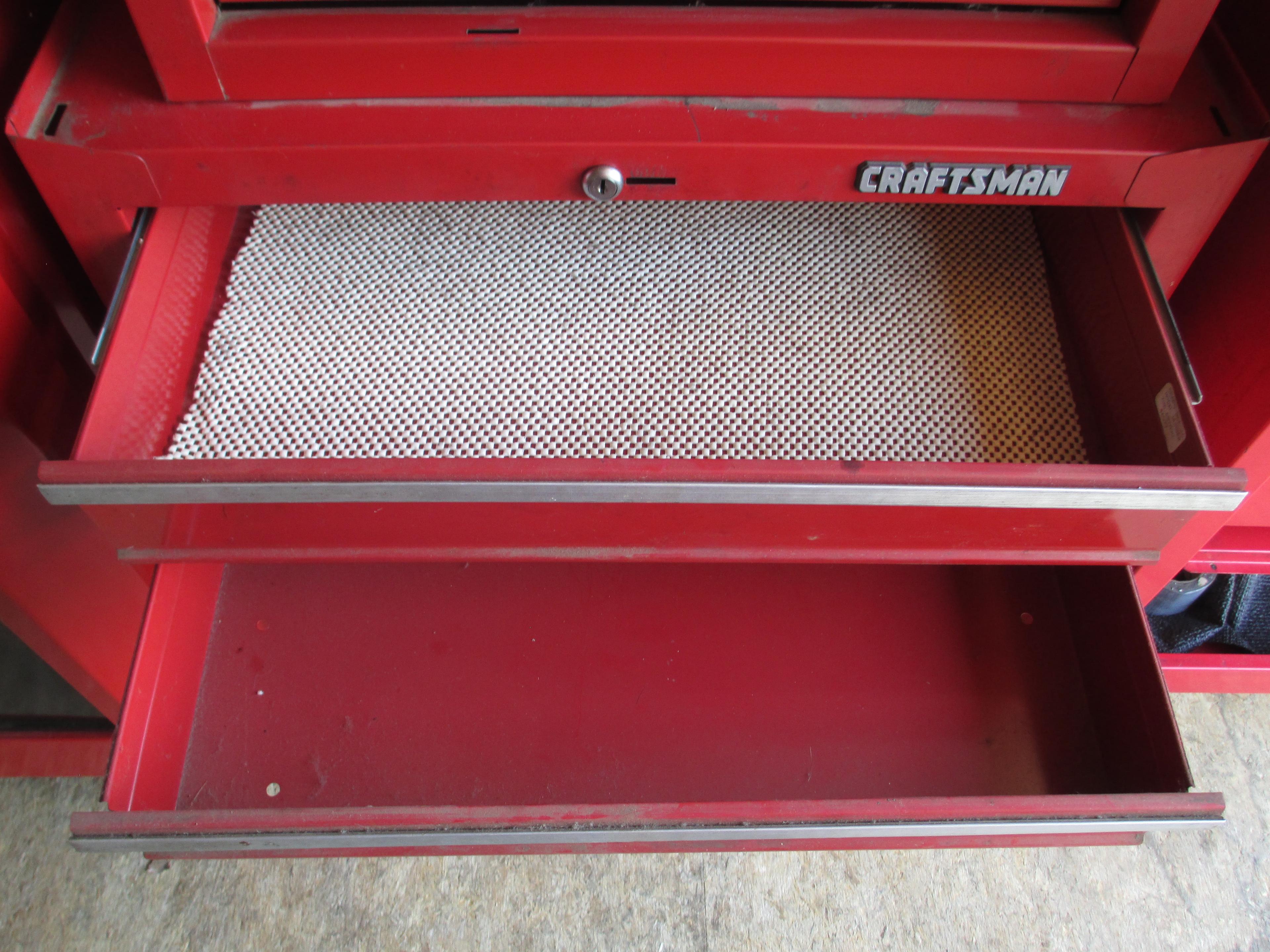 Two Piece Craftsman Locking Rolling Tool Box