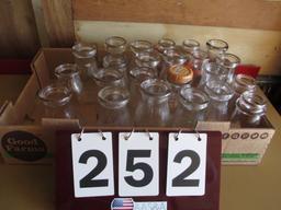 Mixed Wisconsin 1 Pint Milk Bottles (21)