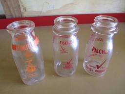 Mixed Wisconsin 1 Pint Milk Bottles (21)