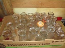 Mixed Wisconsin 1 Pint Milk Bottles (21)