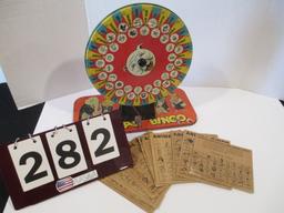 Baldwin Tin Litho Animal Bingo
