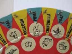 Baldwin Tin Litho Animal Bingo