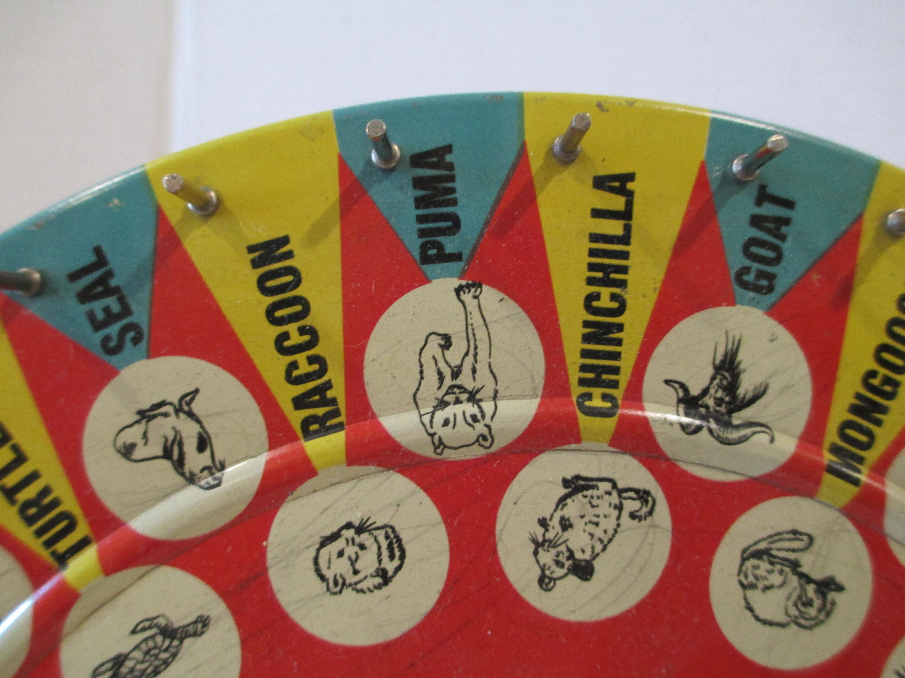 Baldwin Tin Litho Animal Bingo