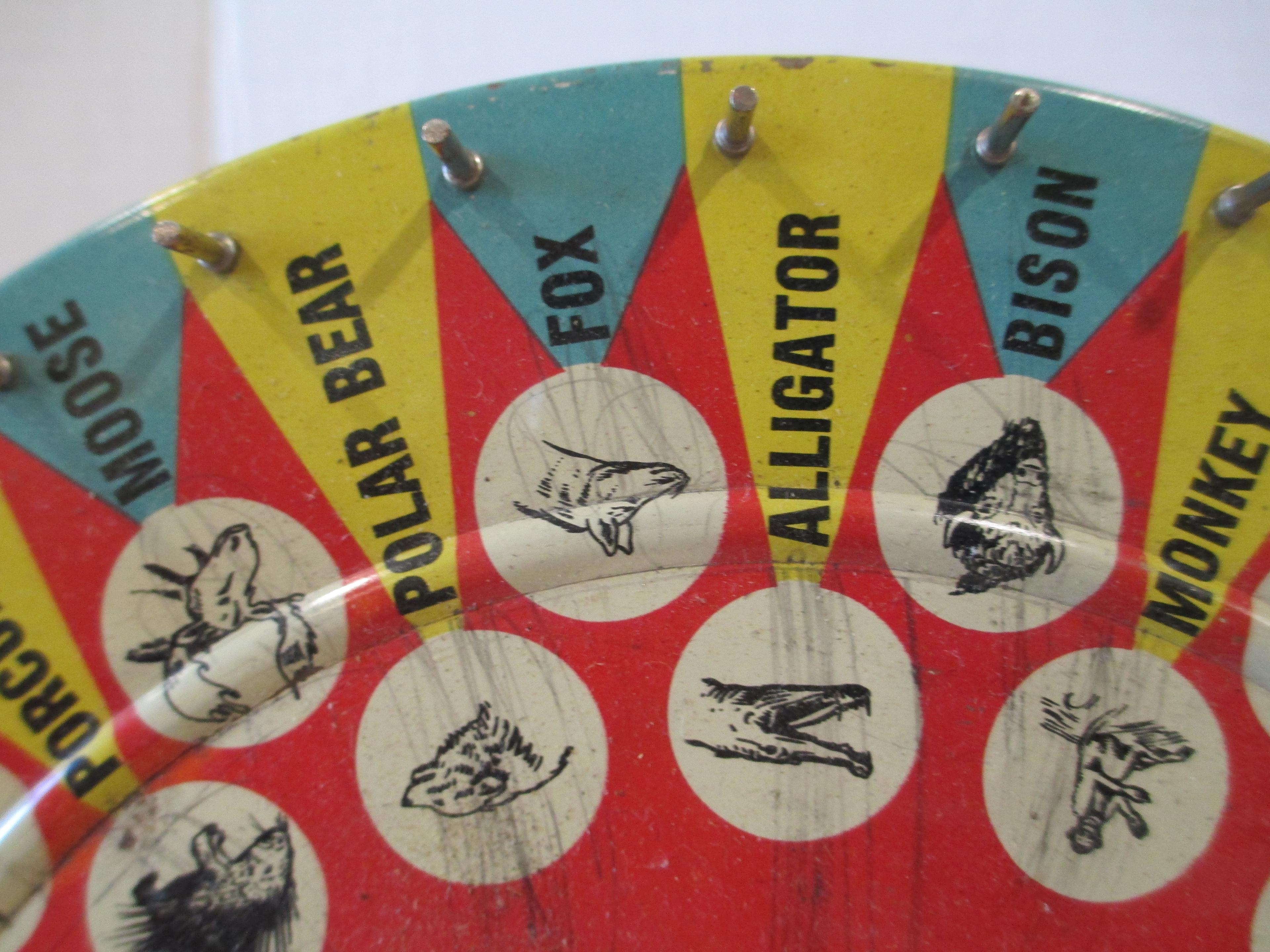 Baldwin Tin Litho Animal Bingo
