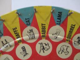 Baldwin Tin Litho Animal Bingo