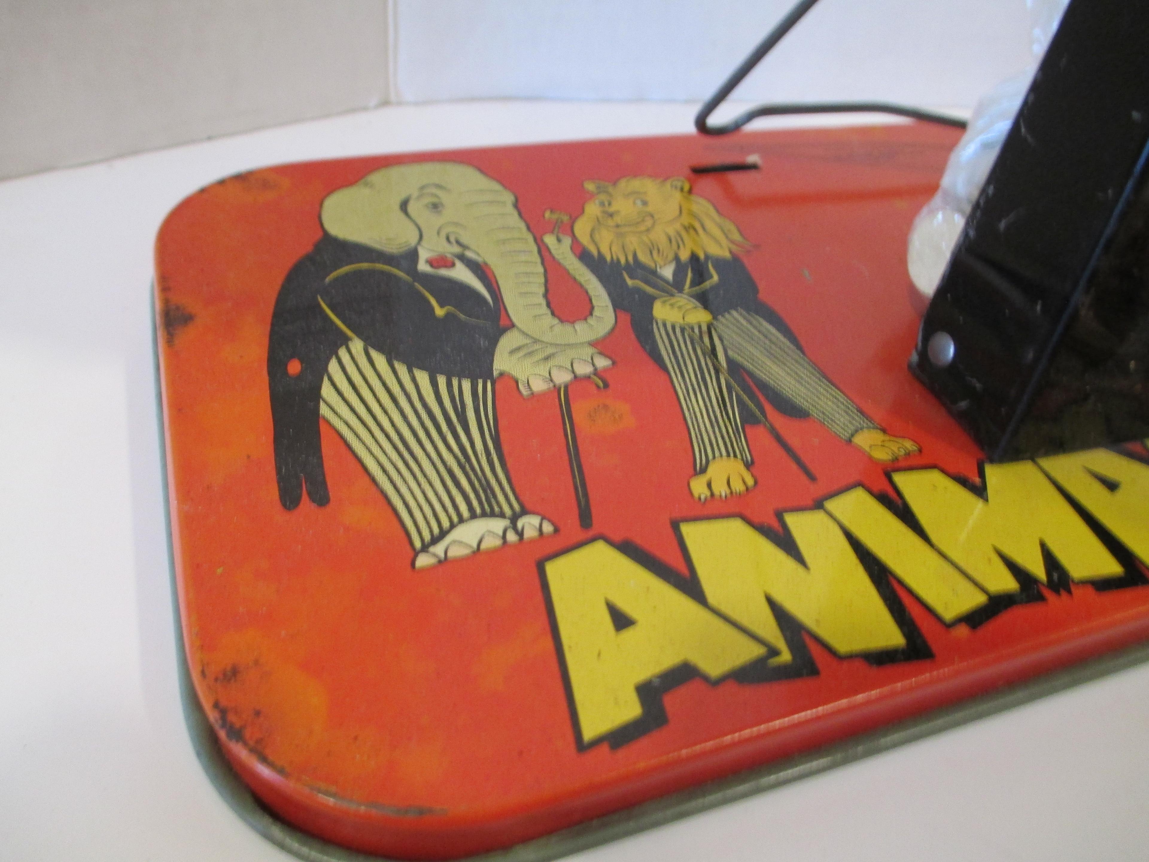 Baldwin Tin Litho Animal Bingo