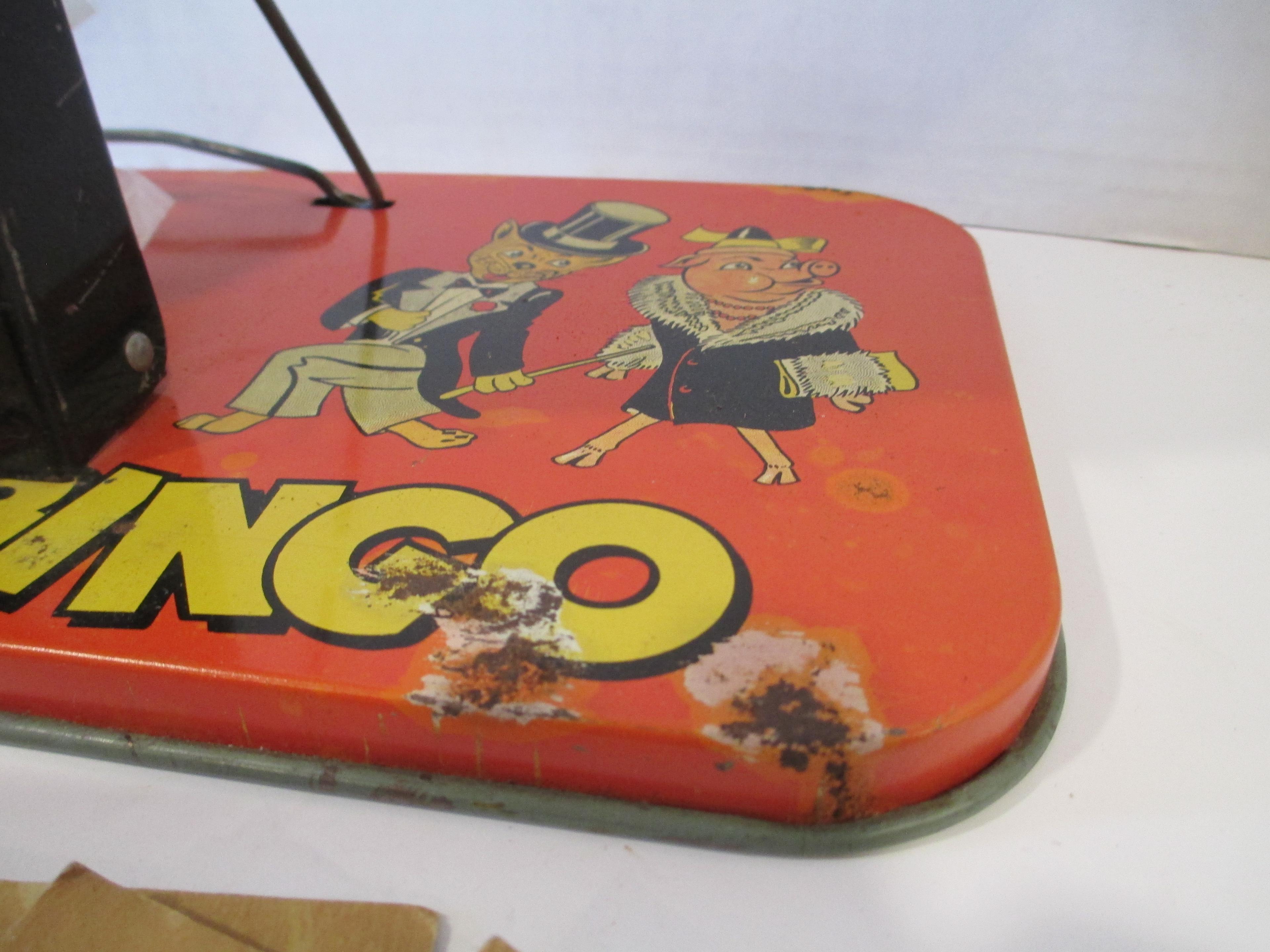 Baldwin Tin Litho Animal Bingo