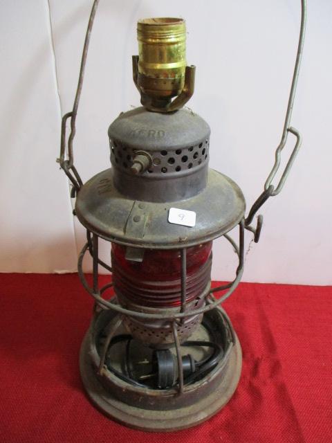 Adlake Grand Trunk Western Railroad Signal Lantern