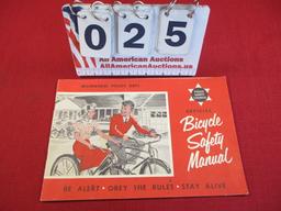 1952 City of Milwaukee Police Department Bicycle Safety Manual