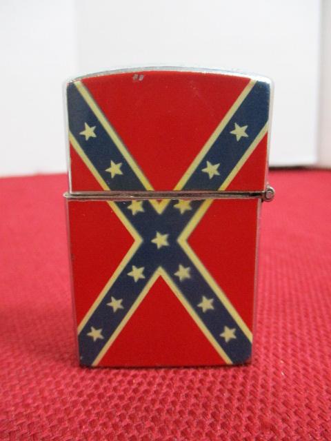Supreme Confederate Flag "Forget Hell!" Lighter