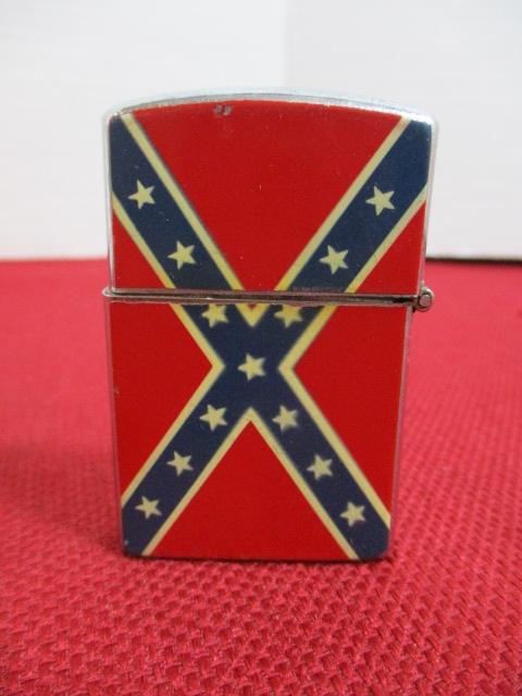 Supreme Confederate Flag "Forget Hell!" Lighter