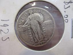 1925 Standing Liberty Silver Quarter