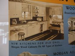 *Local Item-The Radford Co. Oshkosh, WI & Duluth, MN Morgan Woodwork NOS 1951 Poster