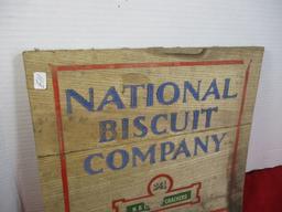 National Biscuit Company (Now Nabisco) Box End Advertising