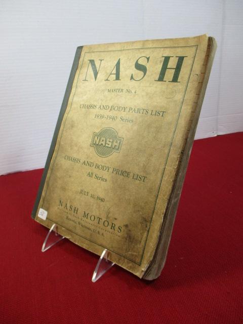 1939-1940 Nash No.4 Master Catalog