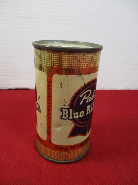 Pabst Blue Ribbon Flat Top Advertising Can