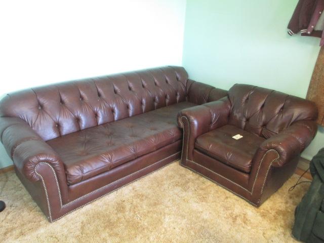 Tompkins Furniture Co. Danville, VA Sofa & Chair