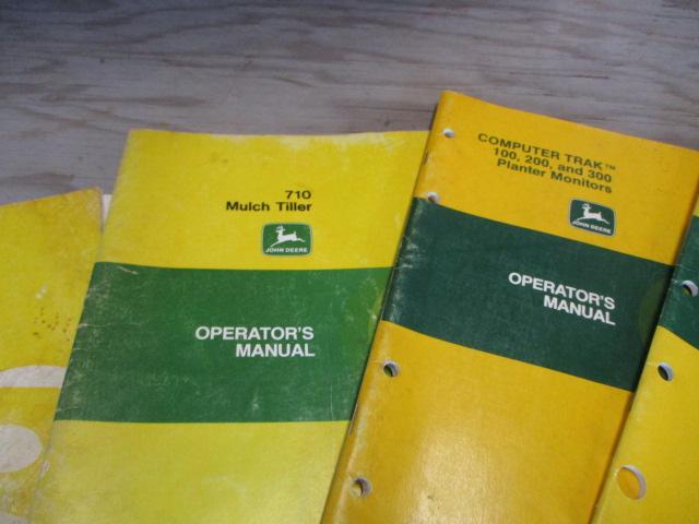 John Deere Farm Manuals Mixed Lot