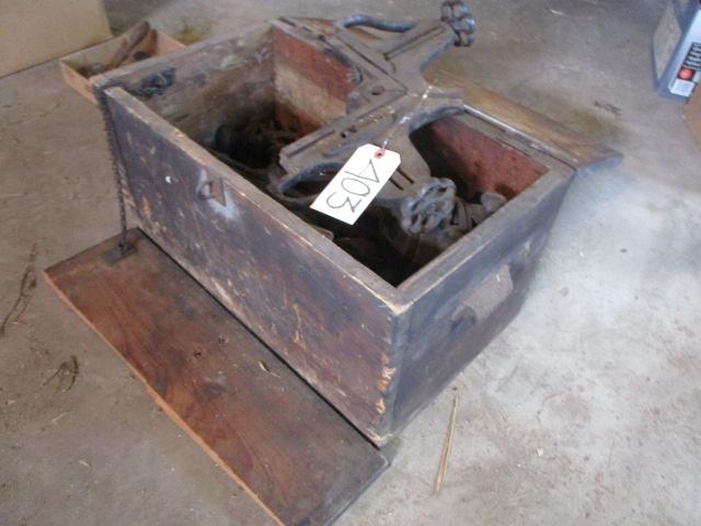 Antique Trunk Full of Antique Tools