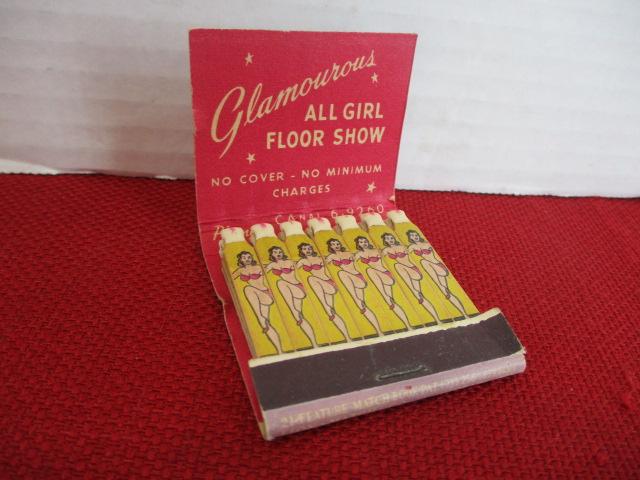 Club So-Ho Chicago, IL. Original Pinup Girl Matchbook