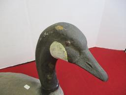 Paper Mache & Wood Goose Decoy