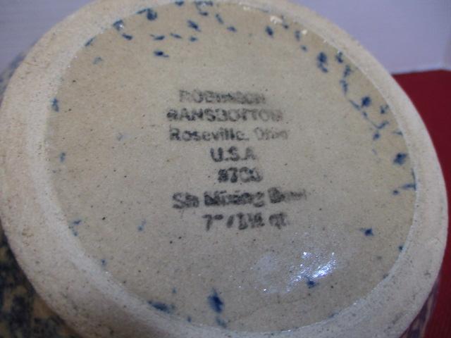 Robinson Ransbottom Stoneware Mixing Bowls