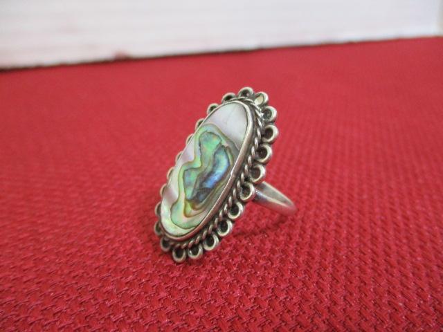 Sterling Silver w/ Mother of Pearl  Ring