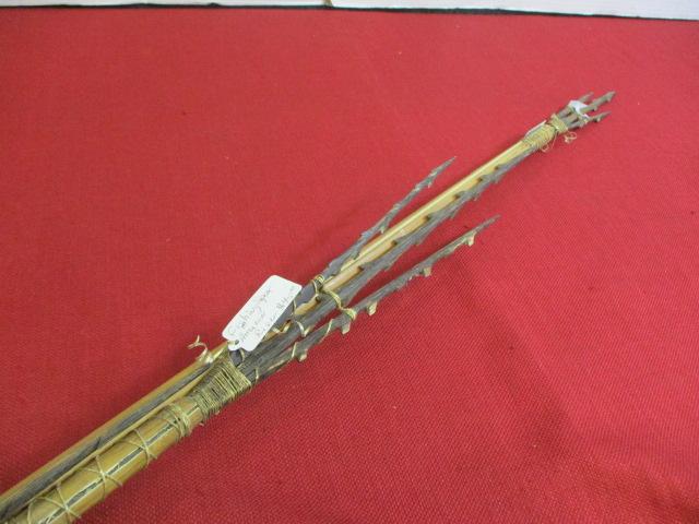 Brazilian Amazon River Fishing Spears-Lot of 3