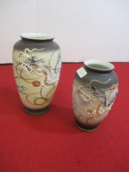 Moriaga Dragonware Vases