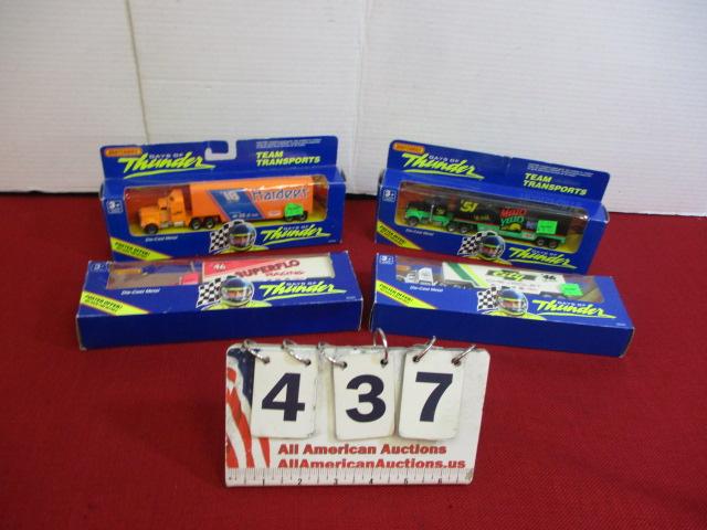 Nascar 1/64 Scale Haulers-Lot of 4