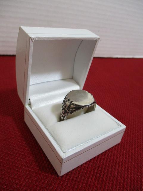 *Sterling Silver WWII Men's Army Honor Ring