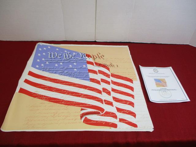 "We the People" Hand Pulled Silk Screen Numbered Print by Steve Kaufman